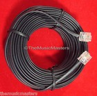 Black 50  Ft Telephone Modular Line Cord Phone Cable Extension Wire Rj11 Vwltw