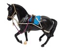 Breyer Freedom Series Black Beauty Model Horse  equestrian Vaulting Costume Tack