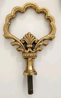 Lot Of 5 Large 7  X 4  Heavy Ornate Brass Finials As-is