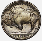 1937-d Buffalo Nickel 3 Legged Avidly Pursued Choice Bu    Key Date Error