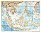     1968-12 December Vintage Southeast Se Asia National Geographic Map - A1