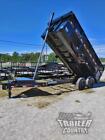 New 2025 83 X 16 7 X 16 14k 3 Stage Telescopic Dump Trailer Equipment Hauler