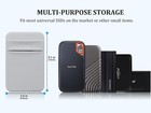 Portable Ssd Hard Drive Sleeve Stick-on Pouch Case For Sandisk
