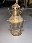 Vtg Lg Maritime Anchor  Style Brass  Porch Wall Fixtures  Unique  Read