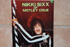 Nikki Sixx Signed Autographed Motley Crue Magazine Poster 1986 Theatre Of Pain