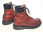 Vintage Usa Red Wing 404 Moc Toe Super Sole Leather Work Boots Men s Us 8 D