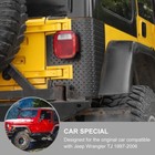 Set Of 2 Rear Body Corner Guards Armors Kit Quarter Panel Fit Jeep Wrangler Tj