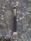 Vintage Cross Black Matte   Gold Tone Ballpoint Pen   Mechanical Pencil Set 