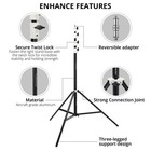Flashpoint Pro Air-cushioned Heavy-duty Light Stand  white  13    fp-s-13-wh-v2