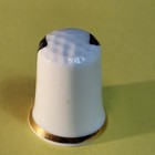 Vintage English Finsbury Bone China Cat Thimble