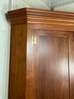 Antique Walnut Corner Cupboard Cabinet  Blind Doors Early  1800