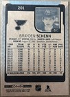 Brayden Schenn Signed  201 2021-22 O-pee-chee St  Louis Blues Ip Autograph