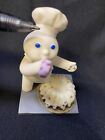 1997 Pillsbury Doughboy Danbury Mint Ceramic Figurine Calendar Rare Collectible