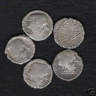 India 100 Ad  Western Satraps X 1 Pcs Drachm Silver Coin Indian Ancient Rudrasen