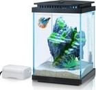 Small Glass Aquarium  1 Gallon Desktop Fish Tank  Betta Fish Tank  Mini Aquar   