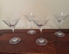 Mikasa Stephanie Martini Glasses   Set Of 4  New In Boxes  A Rare Find 