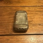 Antique Vintage Metal Hinged Match Safe Vesta Case  Silver Tone  Embossed