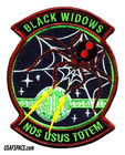 Usaf 547 Intelegence Sq -547 Is- Black Widows -classified-nellis Afb-vel Patch