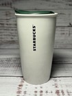 2014 Starbucks Christmas Holiday Coffee Ceramic Mug Tumbler Cup W lid 12oz B14