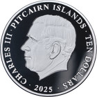 2025 Pitcairn Islands 5 Ounce Silver  10 Proof Hms Bounty Ogp Coa - Stock