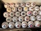 Mlb National League Team Logo  old   New  White Baseballs_your Choice