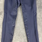 Kerrits Teen Girls M Full Seat Breech Blue Riding Tights Leggings Stretch