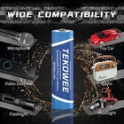 4 Pack 3 7 Volt 18650 Rechargeable Battery  3000mah Battery Flat Top Lithium Ba