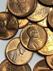 1957-d Lincoln Wheat Cent Penny Roll 50 Very Nice Coins Au Or Better Condition