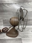 Vintage Le John Industrial Metal 4-blade Table Fan Cast Iron Base Tested