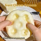 1 Pc Jumbo Squishy Cheese Block  Stress Relief Squeeze Toy Gifts   Cyber Deal