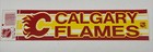 Vintage Calgary Flames 89    Hockey Bumper Sticker Official Nhl Licensed Decal Jd