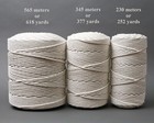 4 5 Mm Macrame Rope 3-ply Twisted 100  Natural Cotton Cord For Artisan Craft Diy