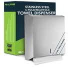Alpine Commercial Paper Towel Dispenser     Wall-mount Stainless Steel Holder F   