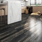  6 x36  35 Pcs Hard Wood Vinyl Flooring Planks Peel And 35-tiles 6x36inch Black