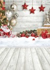 5x7ft Christmas Backdrop White Wood Floor Photography Backdrop Winter Snow Xm   