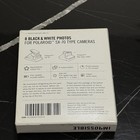 Impossible Instant B w Film Use W Polaroid Sx-70 Black Frame Edition 8 Photos