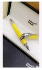 Casual Montblanc Yellow Ferrari Edition Fountain Pen - Medium Nib Used With Box