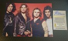 With Coa  Van Halen  Original Full Band Autographs 12x8  Perfect Condition Photo