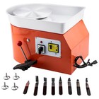 280w 25cm Pottery Wheel Ceramic Machine Shaping Tool Set Art Craft Diy 110v Red