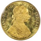 1915 Gold 4 Ducat Austria Restrike Pcgs Ms66  44agw Great Luster Pq 