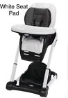 New  Graco Blossom Highchair Replacement Seat Pad Cover Faux Leather White