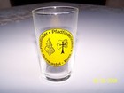 Five 4 Oz Vintage German Beer Tasting Glasses
