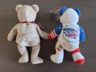 1999 Ty Signature Bear   Super Bowl Xxxv Team Beans Nfl Bear With Tag Lot Of 2
