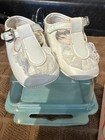 Wee Kids Vintage Baby Shoes  Infant Shoes White Leather Size 1 With Box
