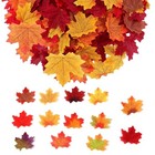 300 Pcs Fall Leaves  8cm 3 15inch Autumn Leaves  Fall Party Decorations  Maple 