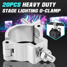 20pcs Stage Par Light O-clamp Heavy Duty Dj Lights Truss Hook Fit 48-51mm Pipe