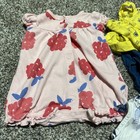 6 Pieces Baby Girl Clothes 3 Months Outfits Floral Ruffle Snaps