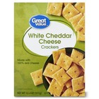  2 Pack  Great Value 12 4 Oz White Cheddar Cheese Crackers   