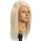 Hairart Style Olivia 100  European Real Human Hair Mannequin Head 17  Blonde