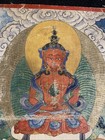 Antique Mongolian Tibetan Buddhist Miniature Tsakli Thangkas Mongolia  25-13x18